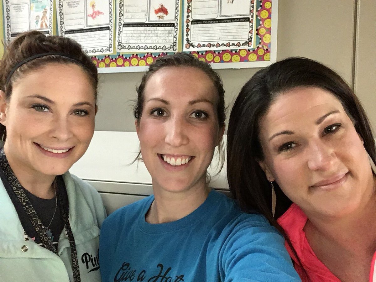 Stacyskinrood's tweet photo. A great morning for Running club with staff, students and my girls! @bp_mustangs @NKCSchools @sami_moore2 @laurenfrazee4 https://t.co/Nbq6ZxouEN