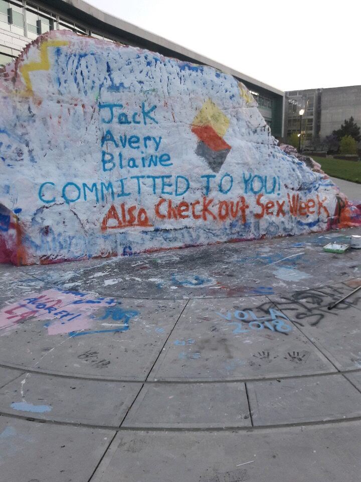 JAB takes the rock!! We are #CommittedToYou! Make sure to check out @SexWeekUTK too!