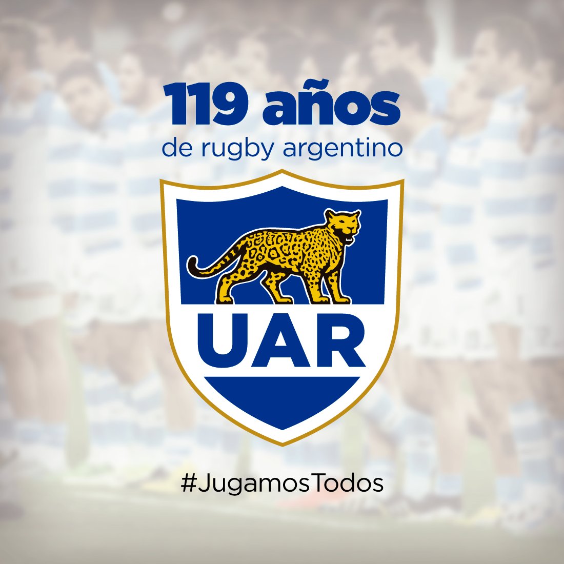 unionargentina's tweet image. ¡Hoy, hace 119 Años que #JugamosTodos