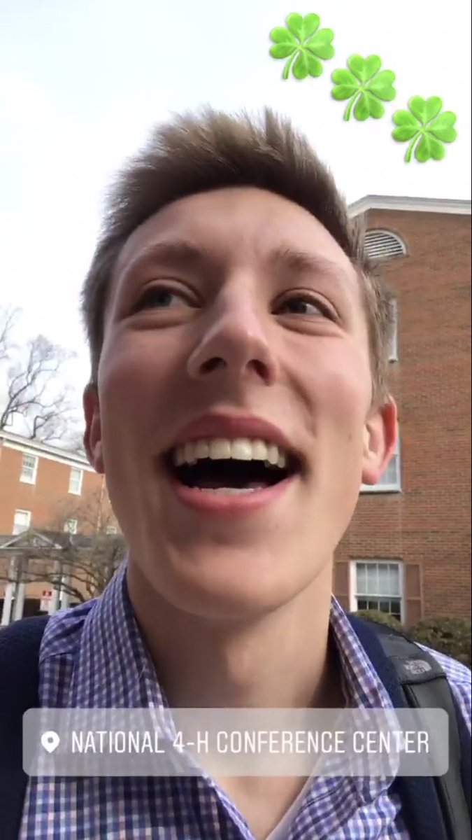 Andrew from <a href="/Warrick4H/">Warrick County 4-H</a> took over the Indiana 4-H Instagram story to give us a behind the scenes look at National 4-H Conference! Hop on over and check it out! #n4hconf18 #4HGrown