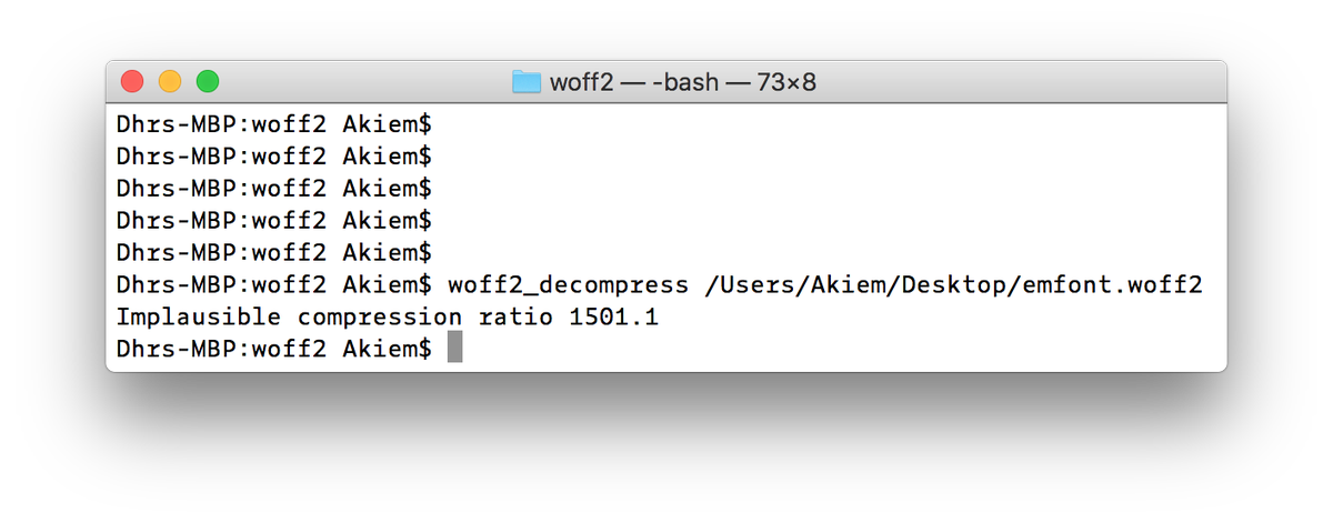 underware_lab's tweet image. Implausible compression ratio 1501.1