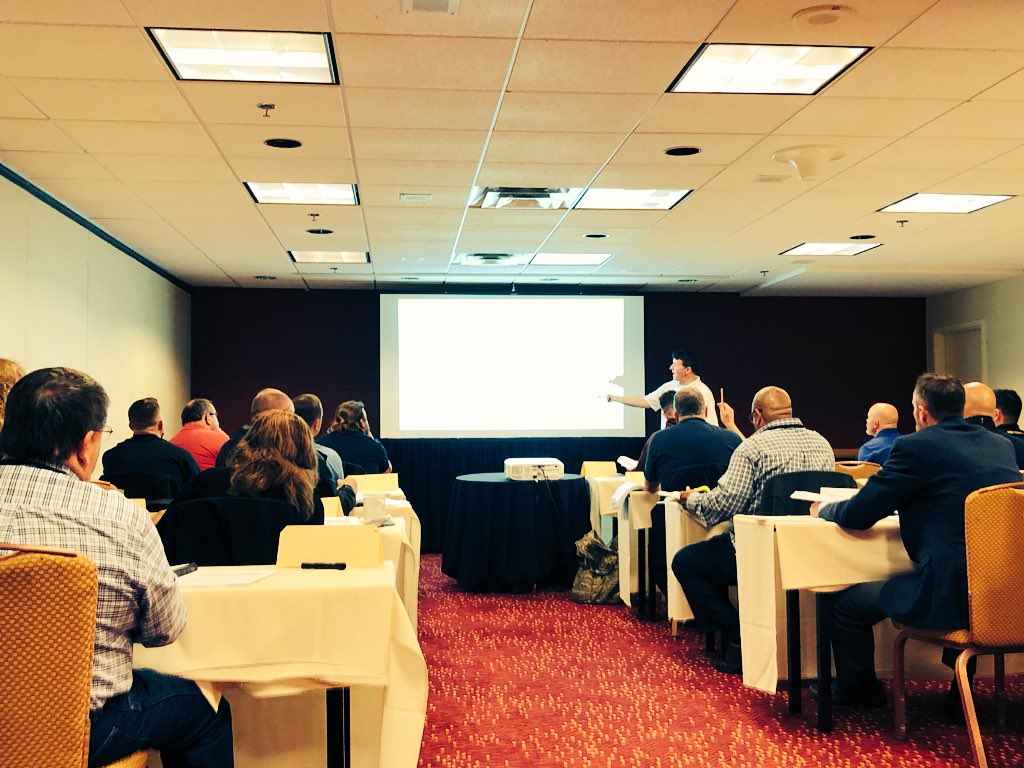 Kcthorne's tweet photo. @NFPAGregH @NFPA PD Training leads lively discussion on how to understand and apply #nfpa101 #lifesafetycode https://t.co/eSpmho1kEz