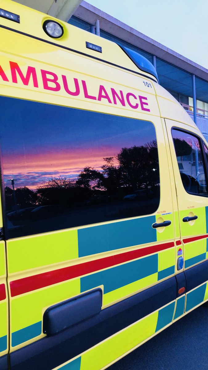 Back one day and already missing the perks of Island life @stjohngsy #Guernsey #ambulance #sunset