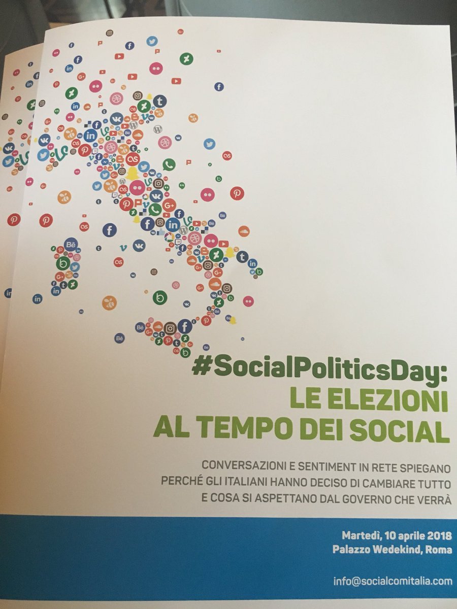 ORazionali's tweet photo. Alle 18 il #WorkshopFOR "Active ageing: continuare a scegliere”.
Ma prima siamo a “Le elezioni al tempo dei social” di @SocialComItalia per scoprire come sentiment e conversazioni online possono spiegare l’esito delle ultime #elezioni
#SocialPoliticsDay https://t.co/8MOOlQRASR