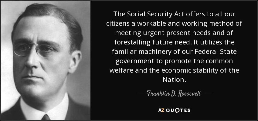 The Social Security Act, signed into law by President Franklin D. Roosevelt in 1935, created Social Security, a federal safety net for elderly, unemployed and disadvantaged Americans.  #DemHistory  #DemPartyPlaform  #WhyIVoteDemocrat