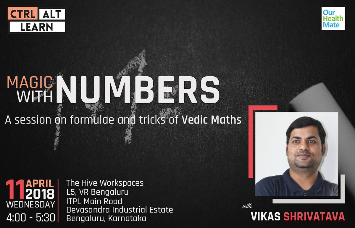 ctrlaltlearn's tweet photo. #magic with #numbers with @vikas5219 at @thehive, #VR#Mall , #whitefield, #Bengaluru, #Book your #seat now : https://t.co/GLLoWPzGpz https://t.co/jRDSRvbRjd