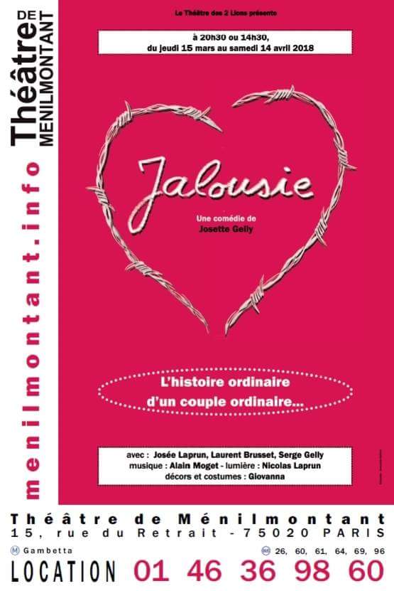 Billetsgratuit's tweet photo. Des invitations gratuites exclusives pour le spectacle "JALOUSIE" au Théâtre de Ménilmontant viennent d'être ajoutées sur https://t.co/eA0XoLy0fB  

Par ici les billets : https://t.co/uOuYN02VQx https://t.co/RqK1IihmJu