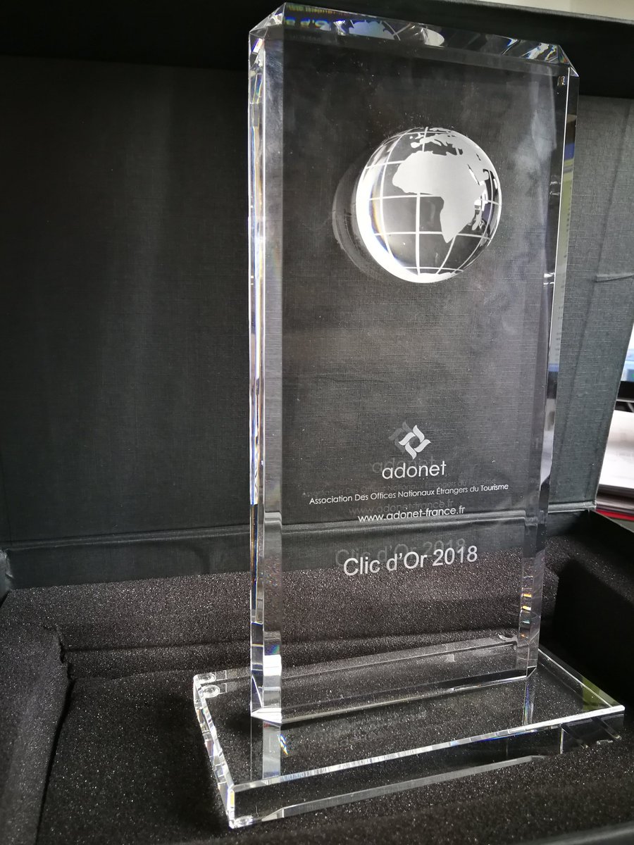 #ClicdOr2018 #WAT28 
3ème édition du Clic d'Or: qui sera le Lauréat 2018 du Prix Adonet Meilleur Blog Voyage sur vote des Offices du Tourisme Étrangers?
Réponse le 24 avril au Salon des Blogueurs Voyage.
Nous avons reçu plus de 50 candidatures. Les votes vont être serrés  :)