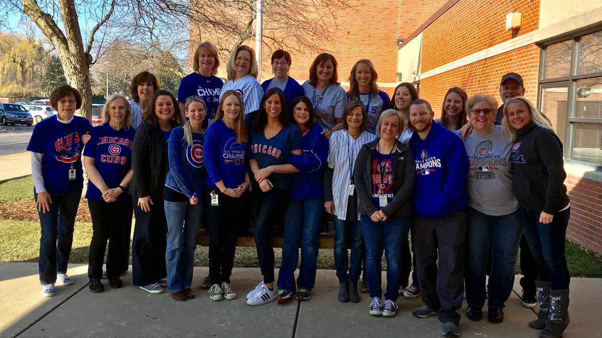 Patton School sends our best to <a href="/Cubs/">Chicago Cubs</a> for a great Opening Day-Take2! #EverybodyIn #ItsPersonal <a href="/AHSD25Patton/">Patton Elementary</a>