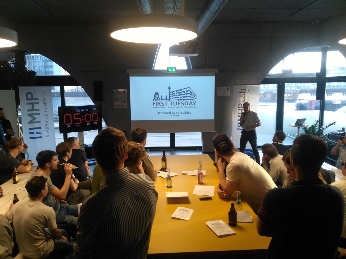 SIBBeV's tweet photo. Thank you MHPLab for the invitation to #FirstTuesday on this summer vibes day by the river #Berlin #Porsche #MHPLab #Spree #DigitalLab #Smartcity #DigitalTransformation https://t.co/tdCkddc6EO