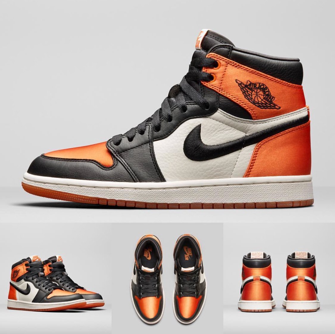 HeatedSneaks's tweet photo. Air Jordan Retro 1 OG HIGH “Satin Shattered Backboard”. #OfficialImages
Dropping May 5.
These are a must cop.
#TeamHS https://t.co/4m7PsIY5fu https://t.co/2guLwSWrjB