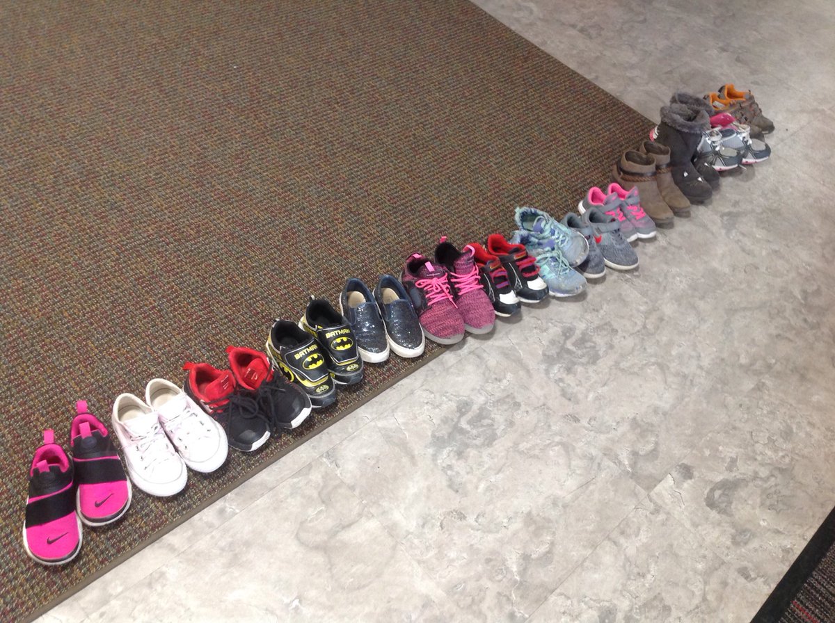 Kindergartner's solution to being able to quickly find their shoes. :) #elton_hills
Ready to learn!