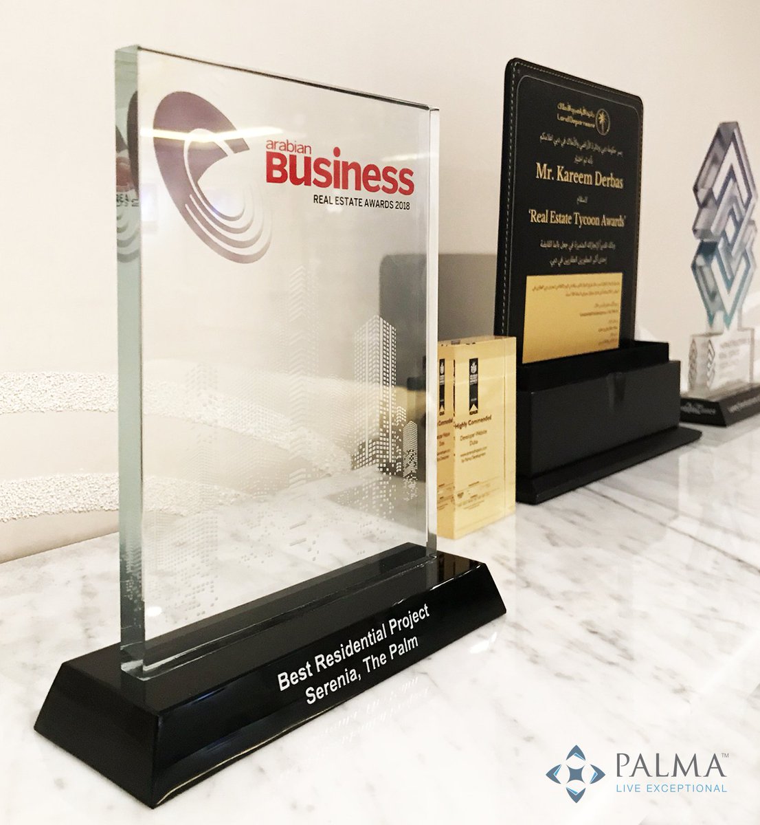 PalmaHolding's tweet photo. #SereniaResidences wins “Best Residential Project” award at the first ever #ArabianBusiness Real Estate Awards held on 9 April 2018, at the Ritz Carlton, DIFC.
#Palma #PalmaAwards #PalmaProjects #SereniaThePalm #BestResidentialProject #Awards #RealEstateAwards https://t.co/Ev4cAojXKO
