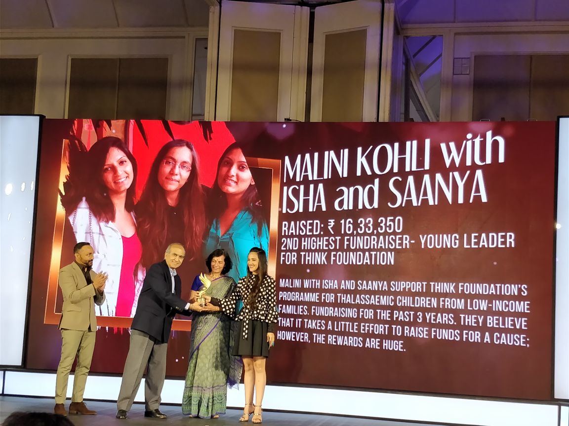 UWMumbai's tweet photo. Malini Kohli, Saanya and Isha raised funds for @Thinkfoundation becoming the second highest fundraising young leaders at the #TMM2018 @TataMumMarathon #LIVEUNITED https://t.co/lSBVLURmoY