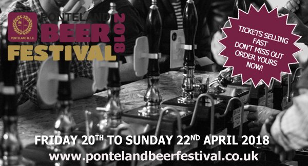 PontBeerFest's tweet photo. Still tickets left for Ponteland Beer Festival, 20 - 22 April, but they're selling fast. Don't miss out &amp; if you know anyone who may want tickets please share this.
https://t.co/EHhHftFmFi https://t.co/iy4baz7vuu