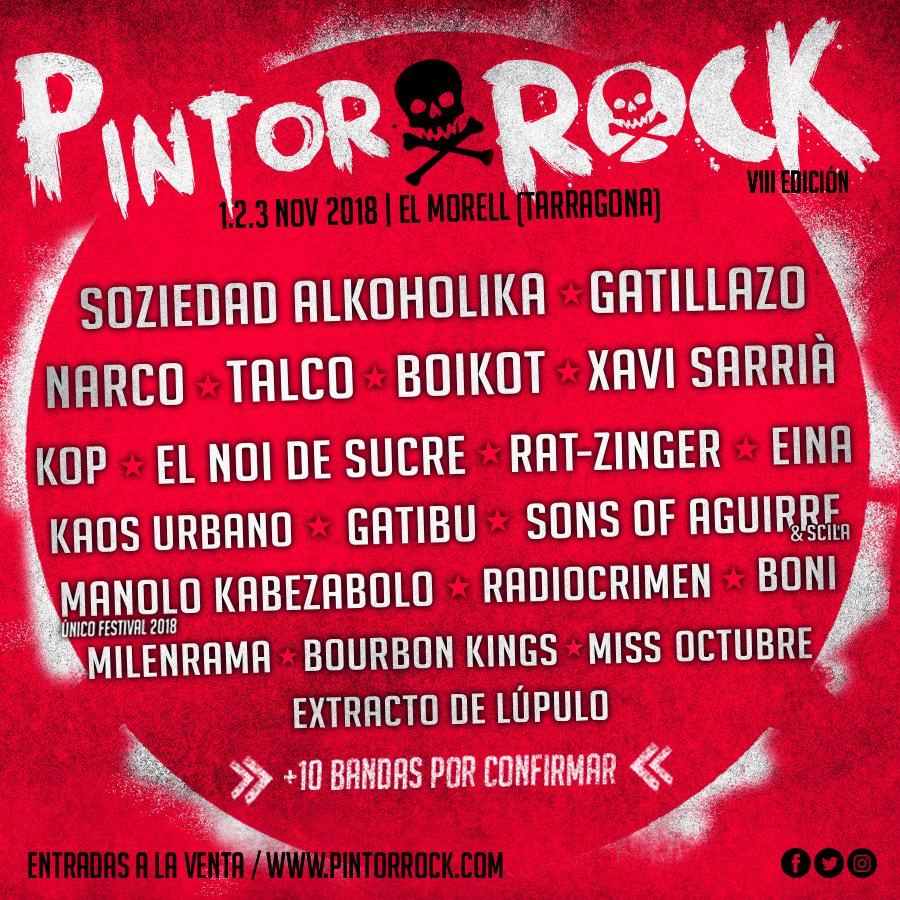 PintorRock's tweet photo. 🔥 NUEVAS CONFIRMACIONES #PintorRock2018 🔥 
✅  RT y GANA una de las 3 ENTRADAS

¡Vente al festival del año... BY TE FACE!
🎟 https://t.co/3eViC4K7AZ https://t.co/T6imnBtUzY