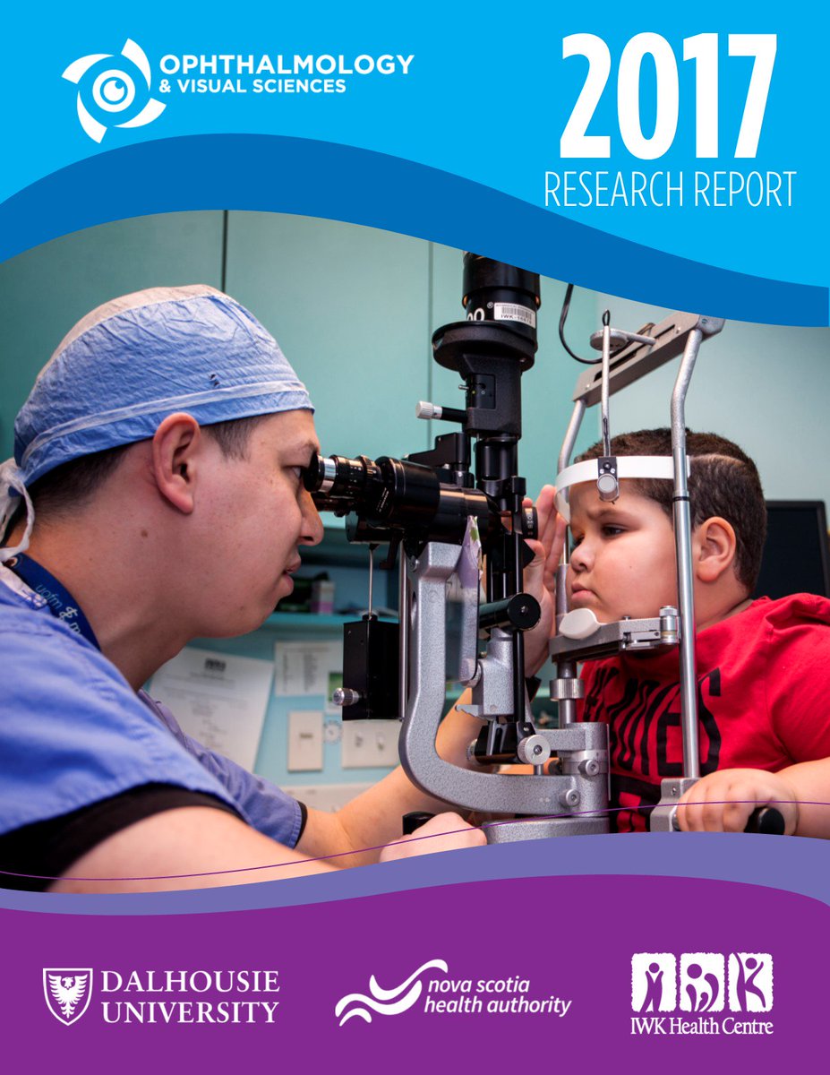 dalophtho's tweet photo. The 2017 Dalhousie University Department of Ophthalmology and Visual Sciences Annual Research Report is now available online. https://t.co/JdhVKLMycA https://t.co/f3KLrZhIvV