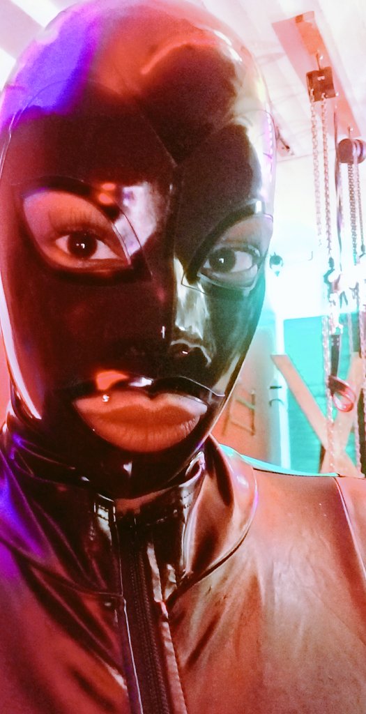 MistressMyrina's tweet photo. You want it darker
We kill the flame
#latexhood by @LatexNemesis #latexfetish #shinycurves #catsuit #shiny #latexlove #kneel #genuflection #kinky #darkfantasy #Sadist #submit #Femdom #Femocracy #femalesupremacy #Mistress  #bowdownbitches #bdsmlïfestyle #BDSM #obeyMyrina #Goddess https://t.co/m5xJFLPcmC