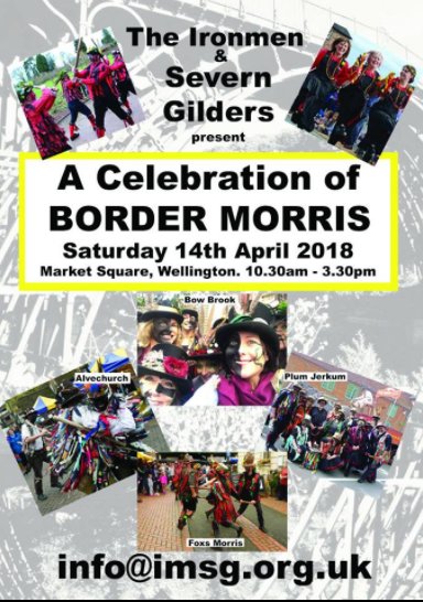 Foxs_Morris's tweet photo. @Foxs_Morris will be at the celebration of Border Morris Day of Dance in Market Square, Wellington Shropshire Sat 14 April - 1030 - 1530,   We'll be with Alvechurch, Bow Brook, Plum Jerkum and hosts, Ironmen and Severn Guilders. It shall be a lovely Spring day! https://t.co/GW0zP9IRAa