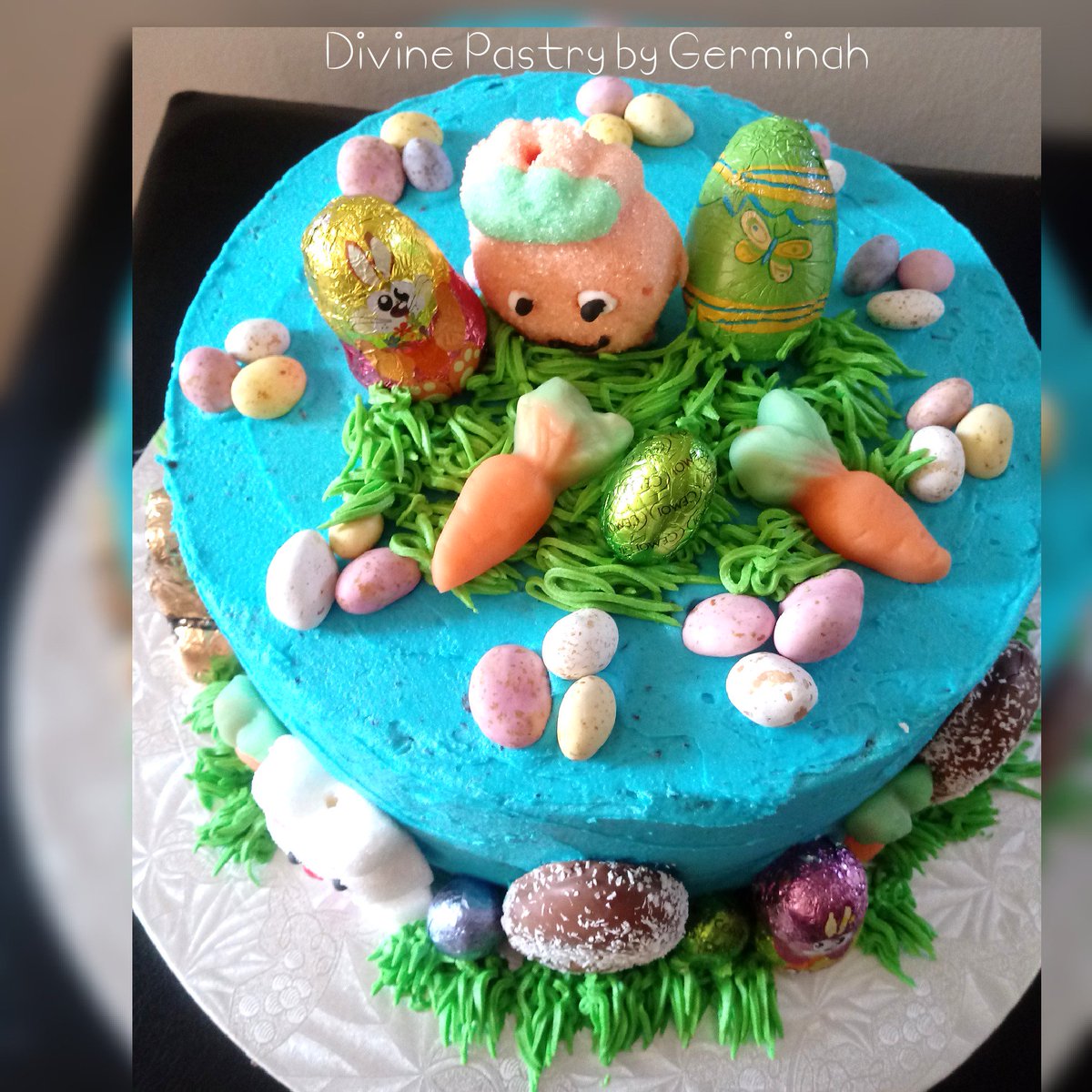 GerminahMolala's tweet photo. #DinareDivinePastry
God Bless our Hustle
#Easter Blossom 
#Latepost
#Nakescake
#Buttercream
#Easterthings
❤💛💚💙💜
🎂🍫🍭🐣 https://t.co/UrmJ4ystdY
