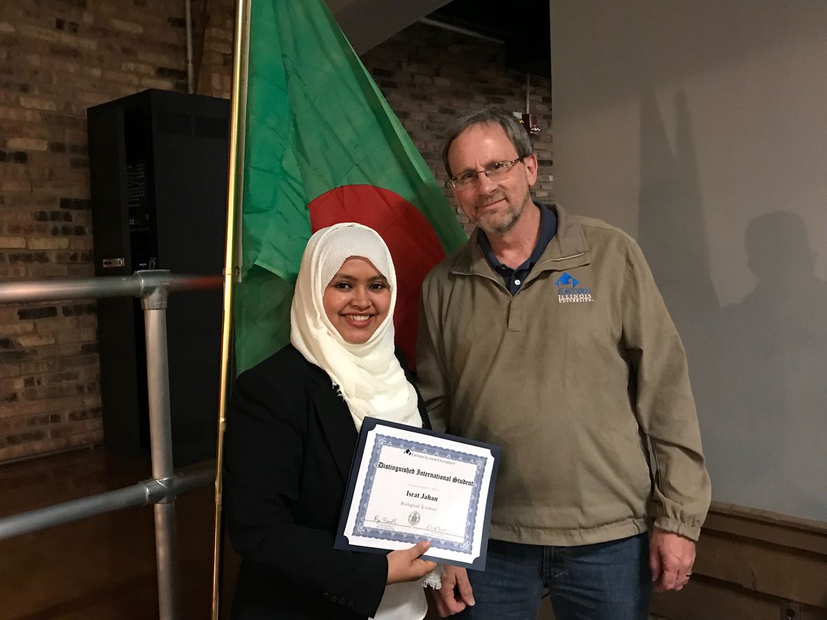 Israt Jahan named Distinguished International Graduate student for the Department of Biological Sciences. Congratulations!