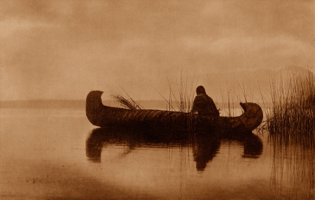 Edward Curtis #photography 
Kutenai Duck Hunter, 1910
edwardcurtis.com/archival-print…