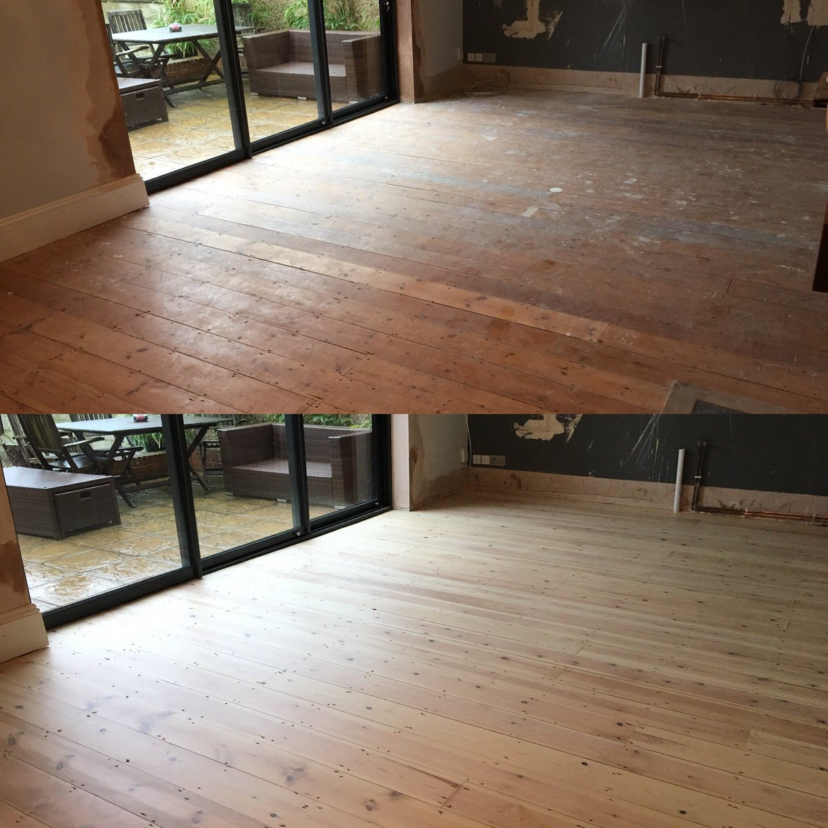 salisbury_wood's tweet photo. Bona White on some more floorboards 😍 #pine #white #kitchen #whitewash #neutral #bona #sanding #floorboards #salisbury #flooring https://t.co/Io4iXMMMlf