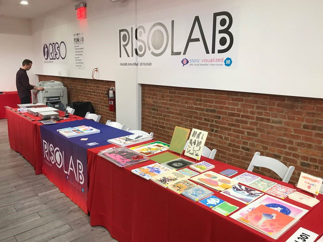 risoprinter's tweet photo. MoCCA Fest 2018 was a hit! Congratulations to the RISO LAB and Nathan Fox, and thank you to all who attended.
#riso #moccafest2018 #risolab @risolab https://t.co/izjRMkZe7Q