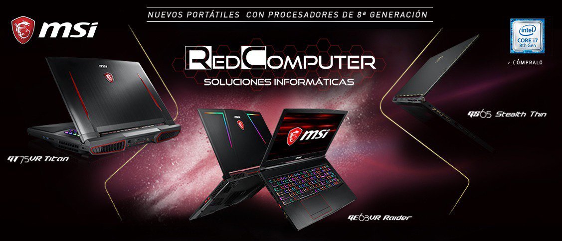 redcomputerbcn's tweet photo. ¡Ya puedes comprar los nuevos portátiles de @MSI_IBERIA en la web de #RedComputer! Los nuevos modelos de las series #GT75VR, #GE63VR y #GS65 entre otros ¡La entrega de los pedidos empezarán a partir del Lunes 16!
🛒👉https://t.co/quGe4atEZv https://t.co/7apwAsXrLm