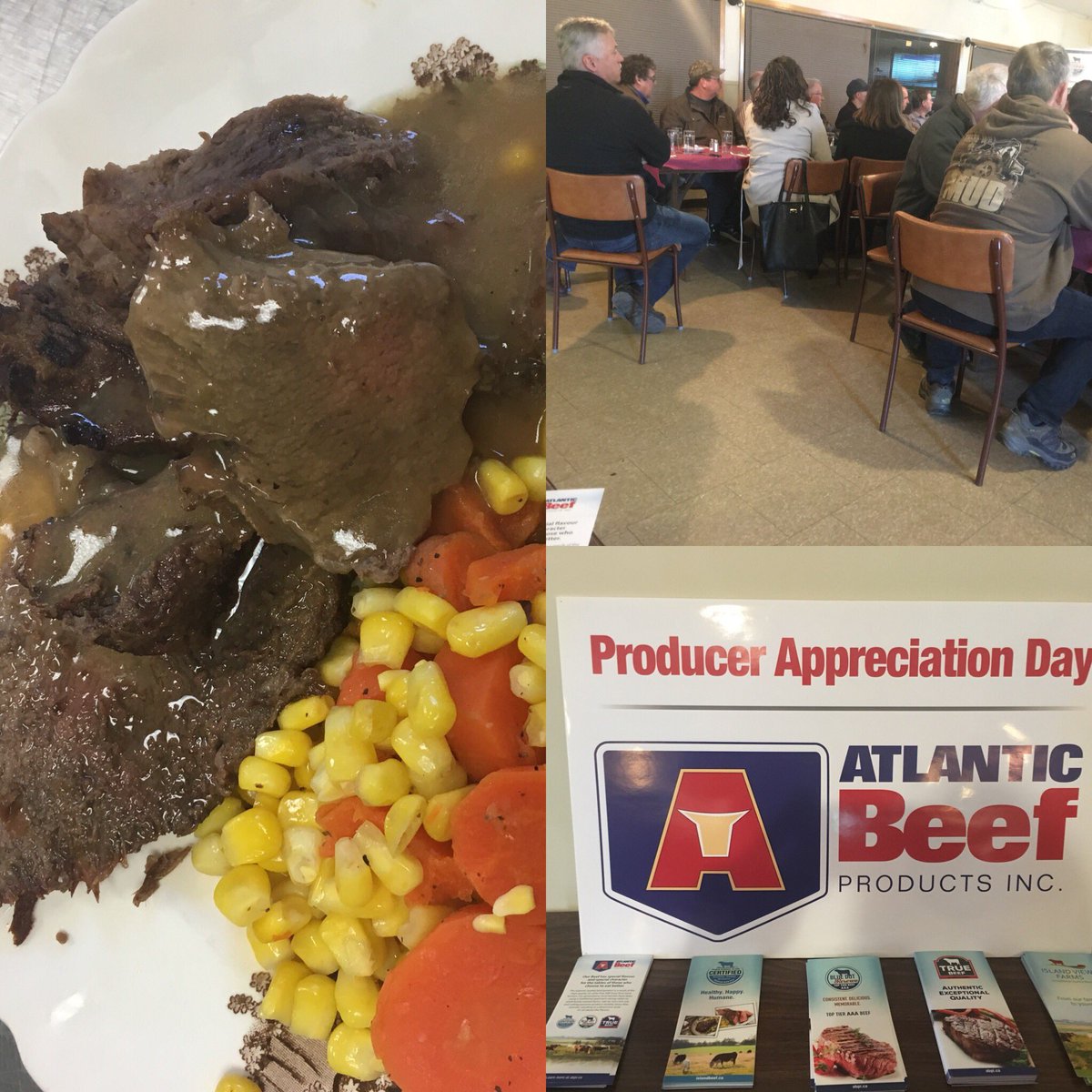 #localbeef lunch thanks to our partners Maritime Beef Producers Enjoy the #BlueDotReserve tri tip. #tastesensations