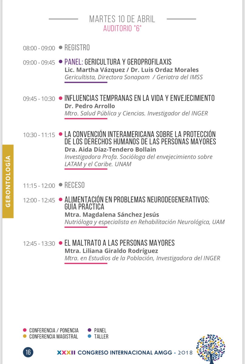 amggmexico's tweet photo. Aquí te dejamos el programa académico del día de hoy Martes 10 de abril. Parte 1. #AMGG2018 https://t.co/sdWzeXWEj8