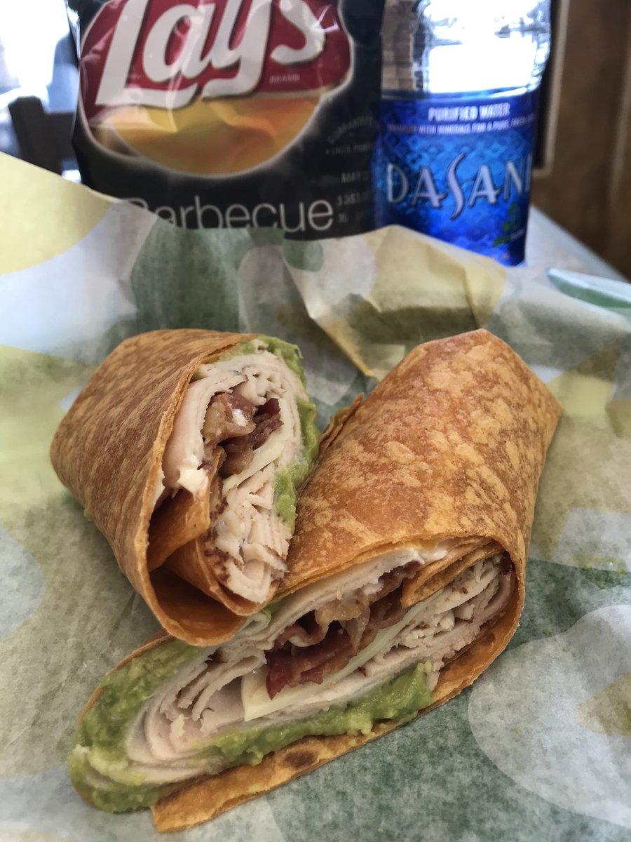 SubwayABY's tweet photo. All wrapped up!! #turkeybaconguacamole https://t.co/YcMAJuhPDn