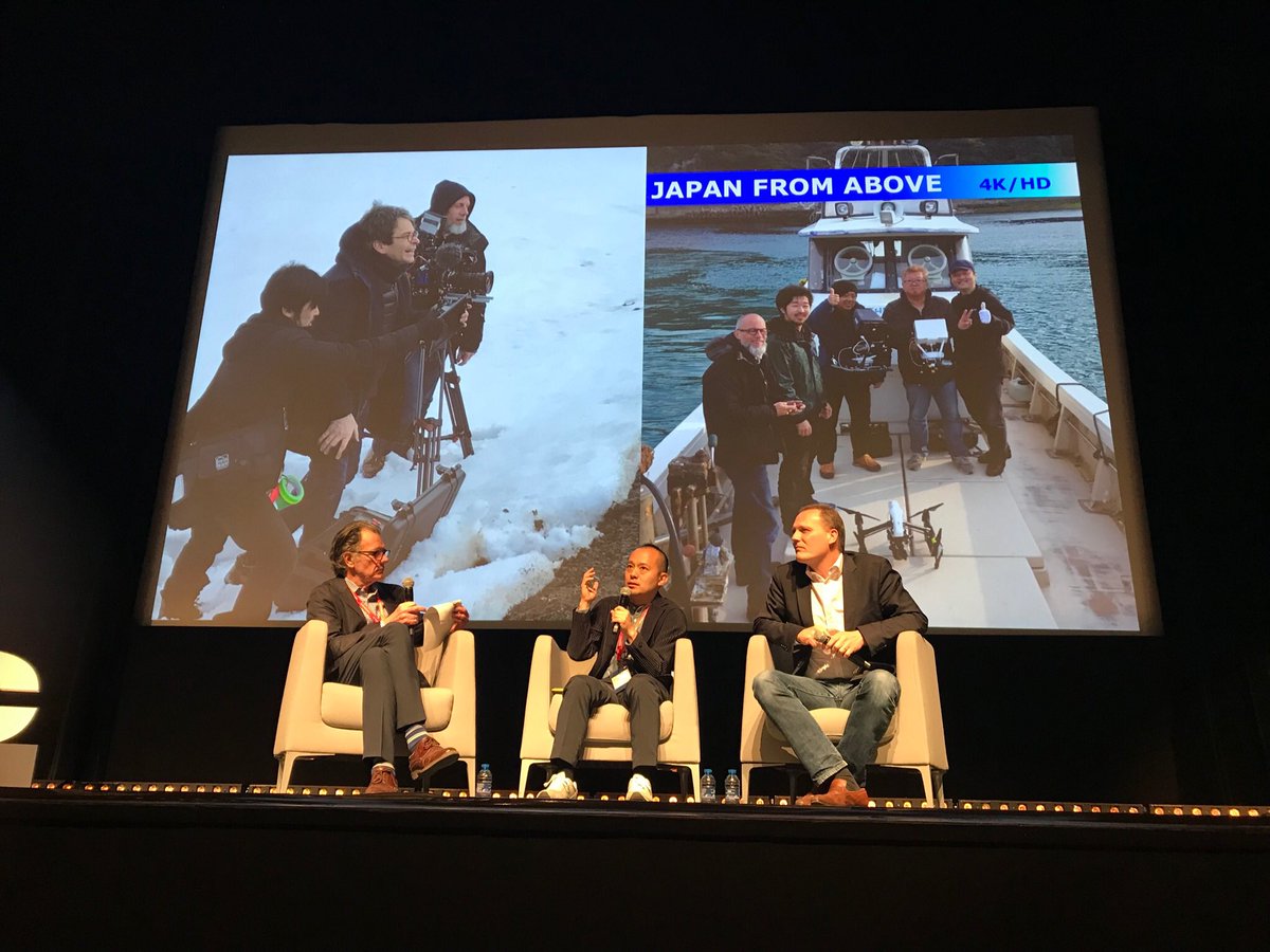 marikapuiseux's tweet photo. Fière d avoir présenté au #MIPDoc aux côtés de NHK, ARTE et Gedeon “le Japon vu du ciel” nouvelle coproduction Voyage tournée en 4K. Images époustouflantes! https://t.co/mQ7IA7WvoN