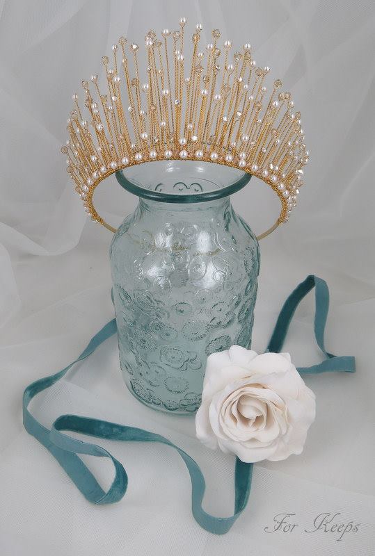ForKeepsBridal's tweet photo. This bespoke tiara makes a real statement piece. #handmade #handcrafted #tiara #jewellerymaker #jewellerydesigner #forkeeps #gifts #love #bespoke #unique #bride #bridalhair #brideaccessories #Swarovski #Gold #weddings #wiltshireweddings #weddingday https://t.co/QjPqeQcDlW