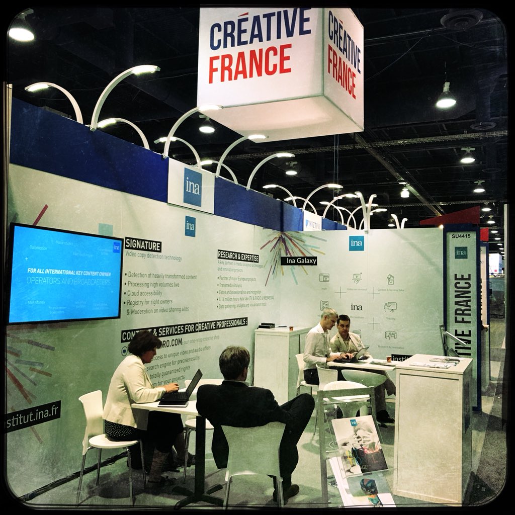 dgrpro's tweet image. #NABShow @Ina_audiovisuel récompensédu « Emmy Award for Technology and Engineering » pour son logiciel INA-SIGNATURE qui génère une empreinte numérique propre à chaque séquence vidéo. Bravo ! @imaginove fier d’avoir l’INA parmi ses adhérents. N’oubliez pas l’AAP #INALab