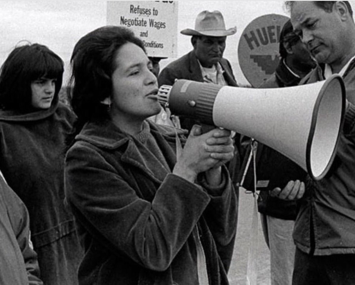 TheKingCenter's tweet photo. Happy birthday, #DoloresHuerta! Thank you for your courageous activism on behalf of workers, immigrants, women and children. More about this great leader: https://t.co/svdK4yosPt https://t.co/u7GXVHxr4R
