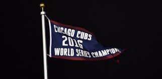 realcubsinsider's tweet photo. One year ago today, the Cubs celebrated the Wrigley Field home opener a little differently than normal. 🏆 https://t.co/neR5cr4abN