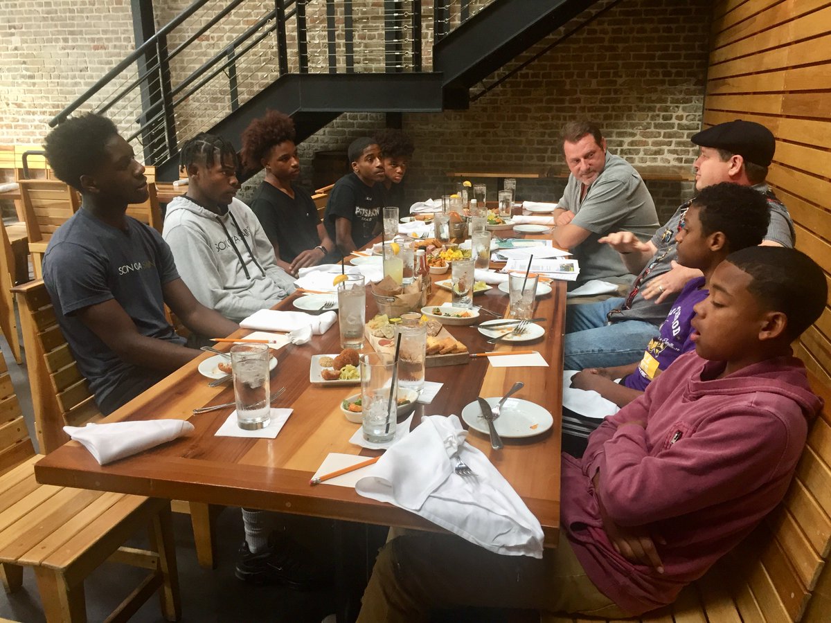 A couple of weeks back <a href="/sonofasaintorg/">SON OF A SAINT</a> mentors #DonaldLink &amp; <a href="/cracklinfat/">stephen stryjewski</a> dug into menu planning for the upcoming #CostaRicanVoyage Benefit w/a group of mentees. This dinner is coming up fast now - be there &amp; support this trip of a lifetime. Tickets: sonofasaint.org