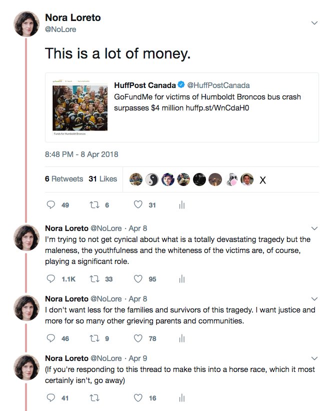 Nora Loreto tweet media