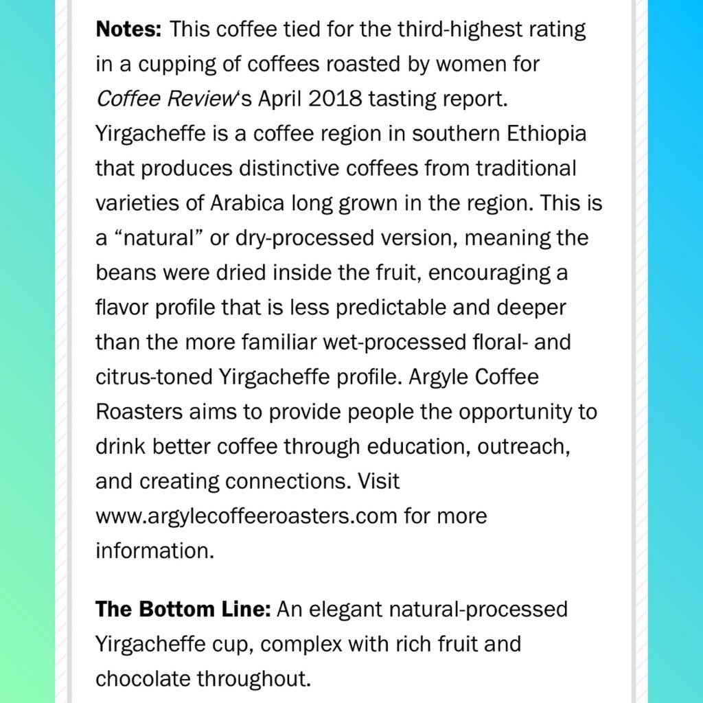 Argyle Coffee tweet media