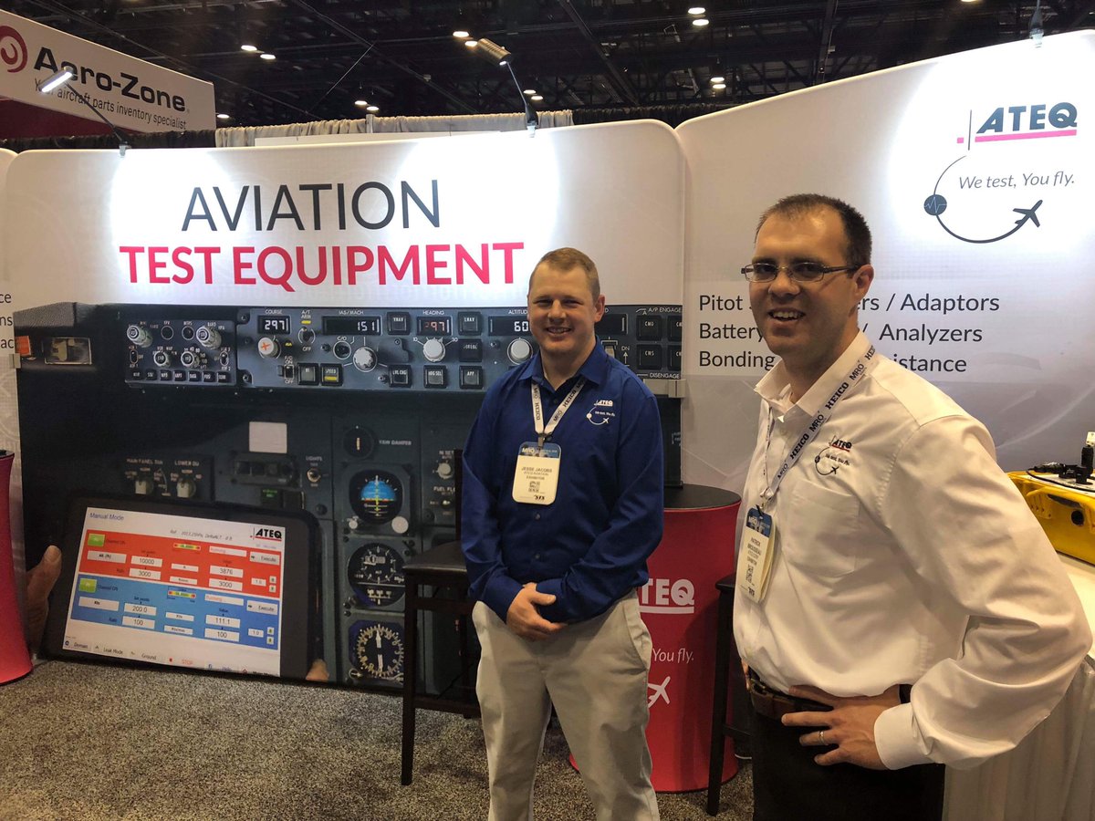 ATEQ_Aviation's tweet photo. #MROAmericas has begun! Stop by ATEQ’s booth #109 to check out our #pitotstatic testers!
•
https://t.co/eqGLrdTIoU
•
#MRO #FBO #AEA #avgeek #aviationlovers #occc #orlando #AMT #aviation https://t.co/Xf06hzeYz9