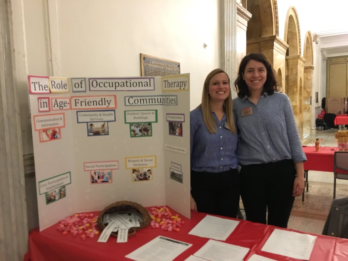 KarenJacobsOT's tweet photo. OT Day at the MA State House by Boston University OT student describing OT’s distinct value #otmonth #buOTD https://t.co/VpAwSbMHdU