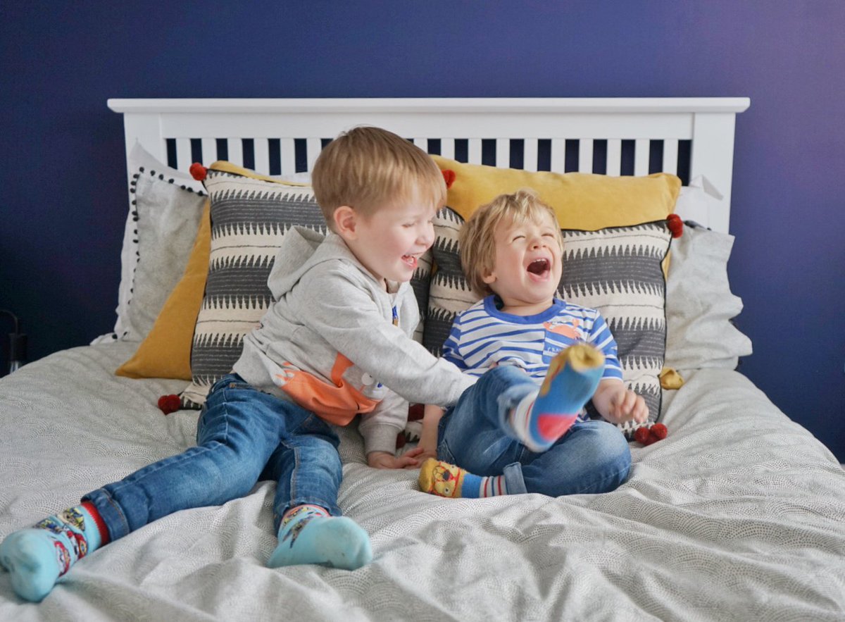 JoulesSherborne's tweet photo. Happy National sibling day! Here's Harry &amp; Finley having fun! #Joules #NationalSiblingsDay #brotherlylove 💙🦀 https://t.co/3f1cCmgoYf