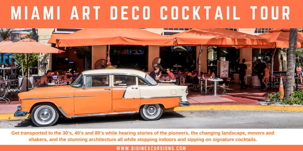 BigInExcursions's tweet photo. Access to fabulous lobbies and tucked-away glamorous bars.

Indulge in signature cocktails like the Speakeasy, the Front Porch Lemonade, and the Sunset. #Miami #ArtDeco #Spring #Cocktails #Vacation #Travel #Tours

BOOK NOW:https://t.co/FwCnndBRIs https://t.co/3hvPOWrJnp