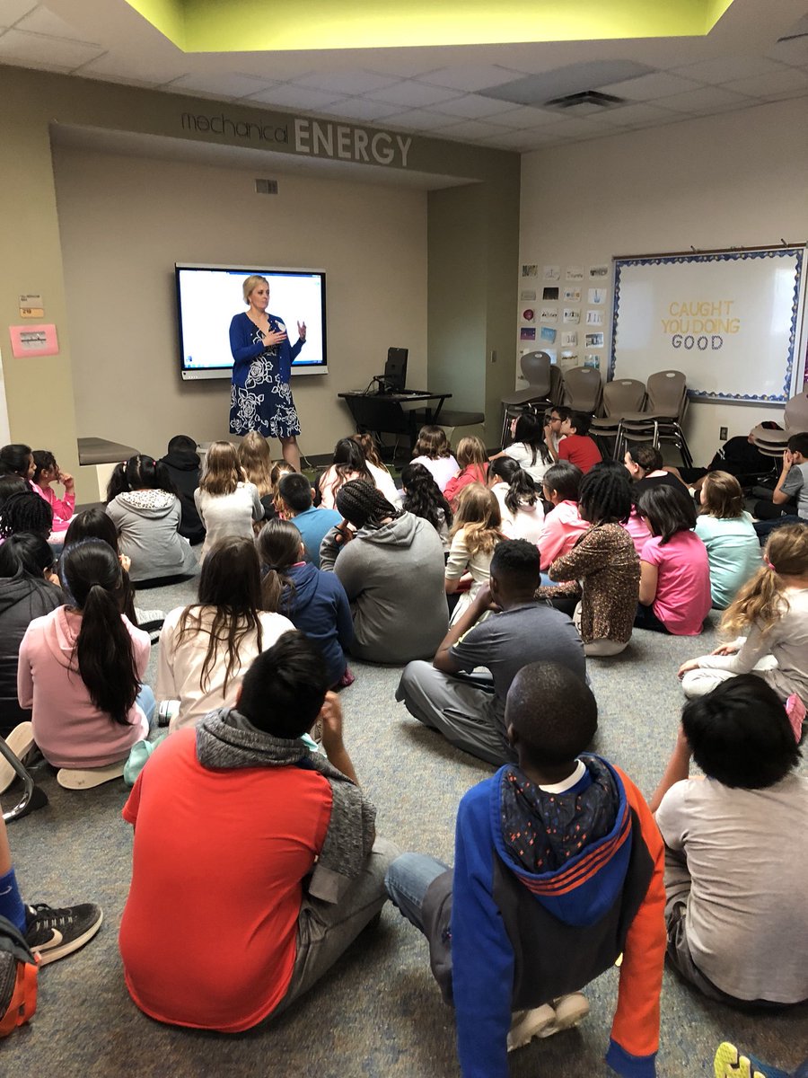 KatyISDEdFound's tweet photo. #GrantsInAction: Today is #NationalEncourageAYoungWriter day! The "Write Path" grant at @WEinKaty  has been doing a great job of encouraging young writers all year! "Thank you Ms. Baeza for telling us how you use writing at Port of Houston." @TheWritePath_WE @cstorms_we https://t.co/tAKnDjTL4n