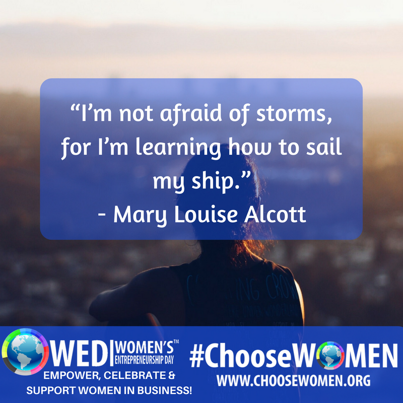 PricelessWoman2's tweet photo. “I’m not afraid of storms, for I’m learning how to sail my ship.” - Mary Louise Alcott, Novelist #WomenWOW #ChooseWOMEN https://t.co/H5Ev5DTU7l