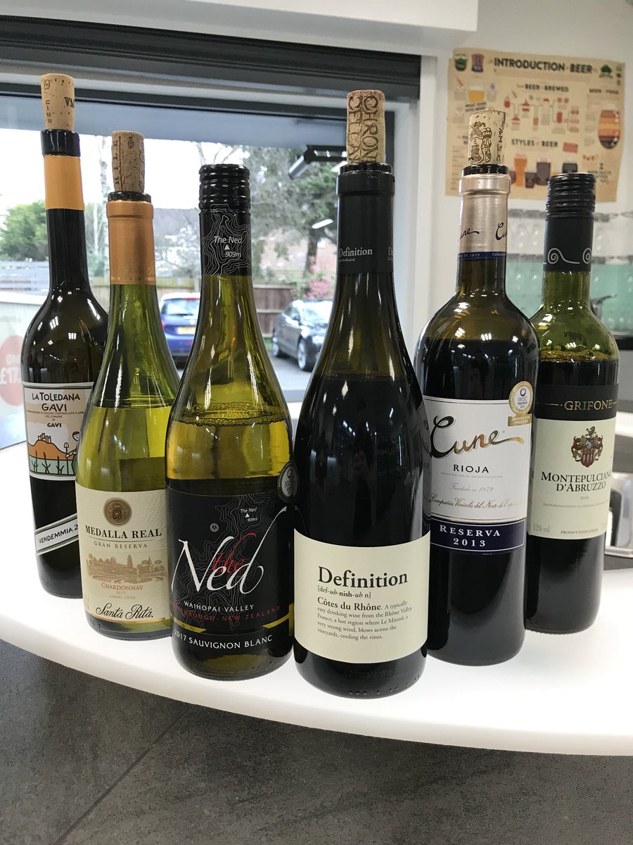 Here’s this weeks offerings at our tasting counter. #tasingtuesday #winelovers #winetasing