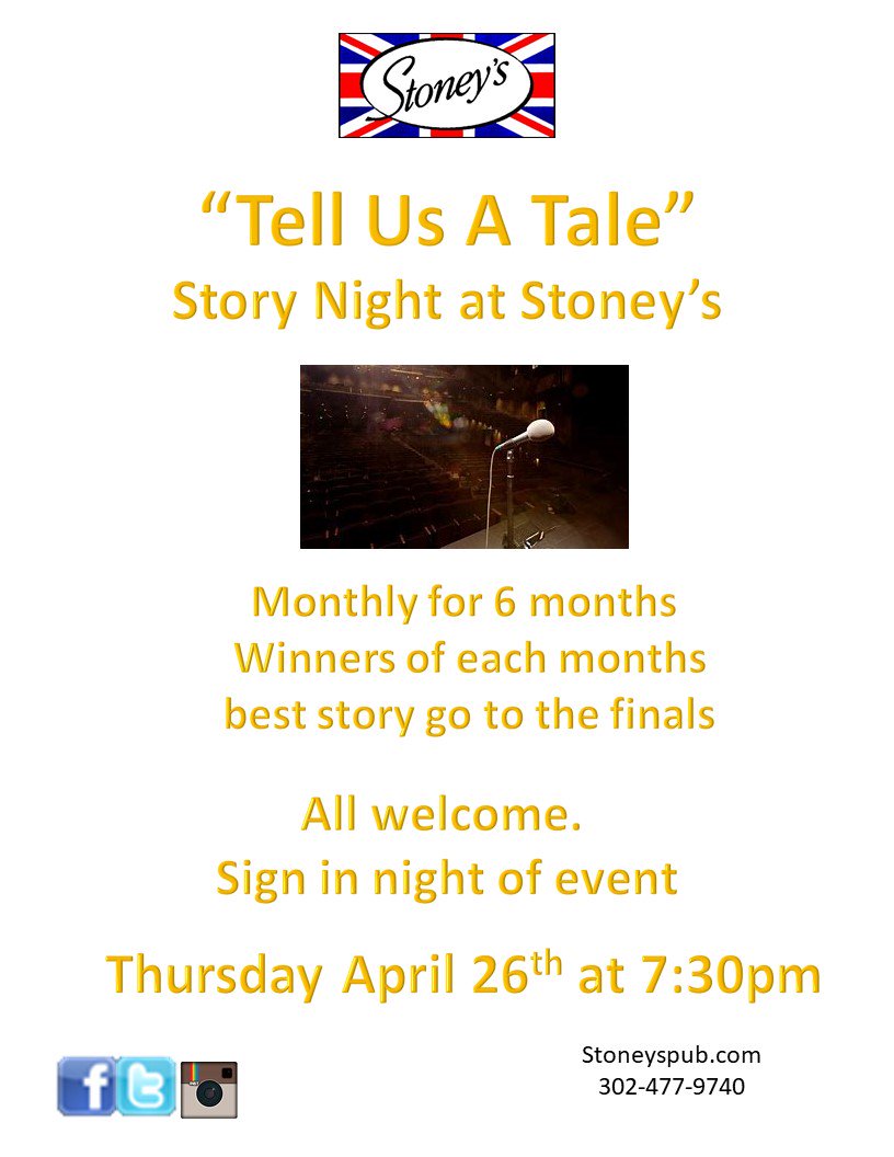 StoneysPub's tweet photo. Come out and tell us a tale. https://t.co/YQspywixmS