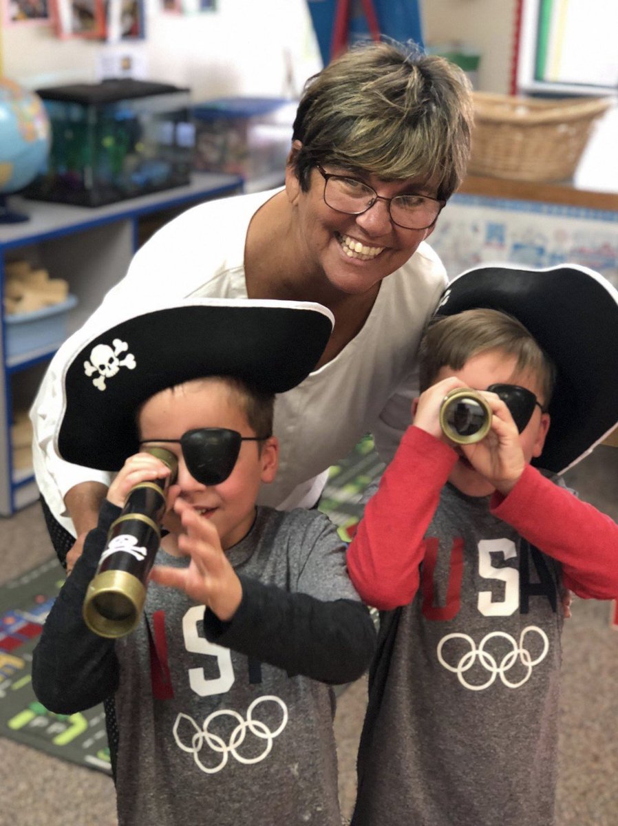 Ahoy Matey! Mrs. Clark and Mrs. Adame threw a Pirate Party for their Kid's Cardinella Teacher Experience winners! #sjes #STEAMlearning #cardinella2018 #KidsCardinella