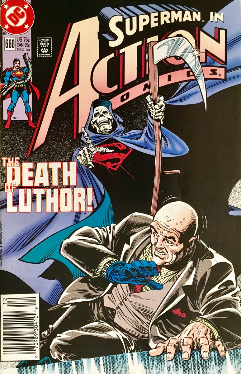 AceComics's tweet photo. I didn't even know he was sick... okay, yes I did.  #Action100 (96/100)
Action Comics #660 (1990) Discussion and Review https://t.co/RH3EK0X10U https://t.co/cSjFjxra9A